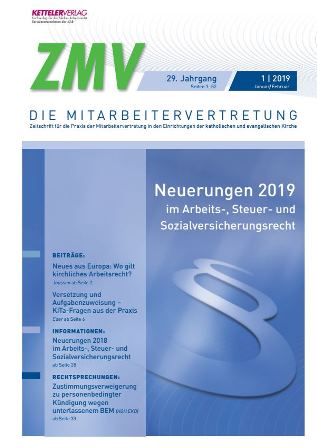 ZMV-Einzelheft 1/2019