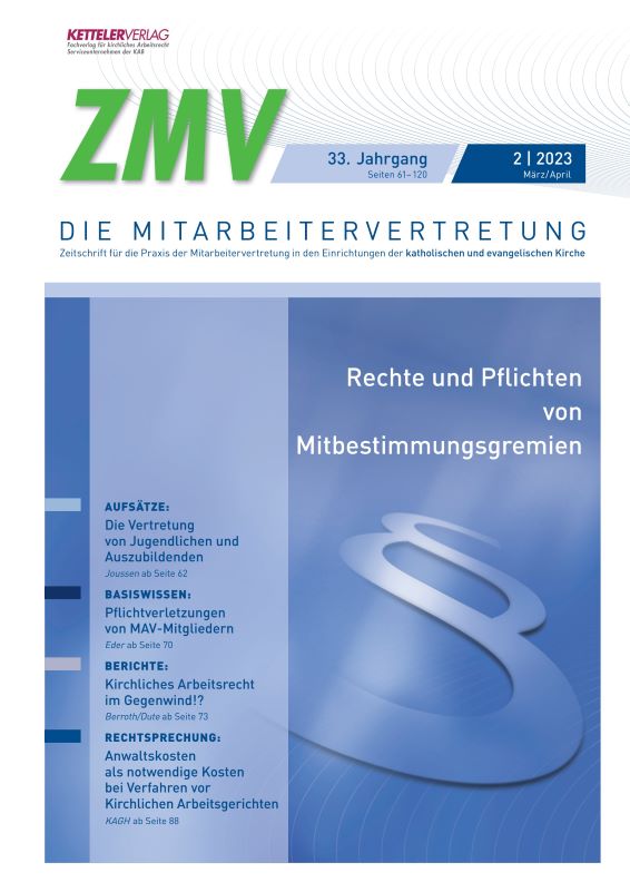 ZMV-Einzelheft 2/2023