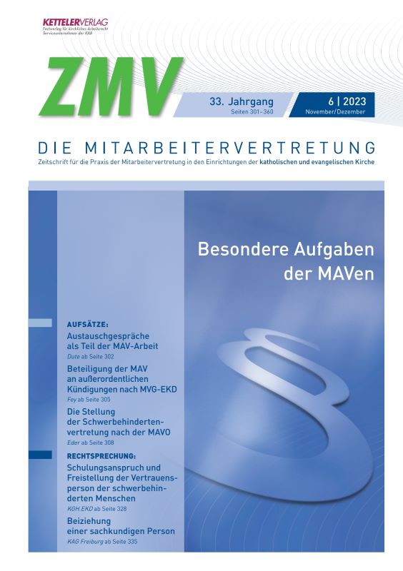 ZMV-Einzelheft 6/2023