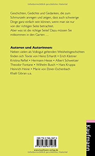 Dumme rennen, Kluge warten, Weise gehen in den Garten Ein Vorlesebuch