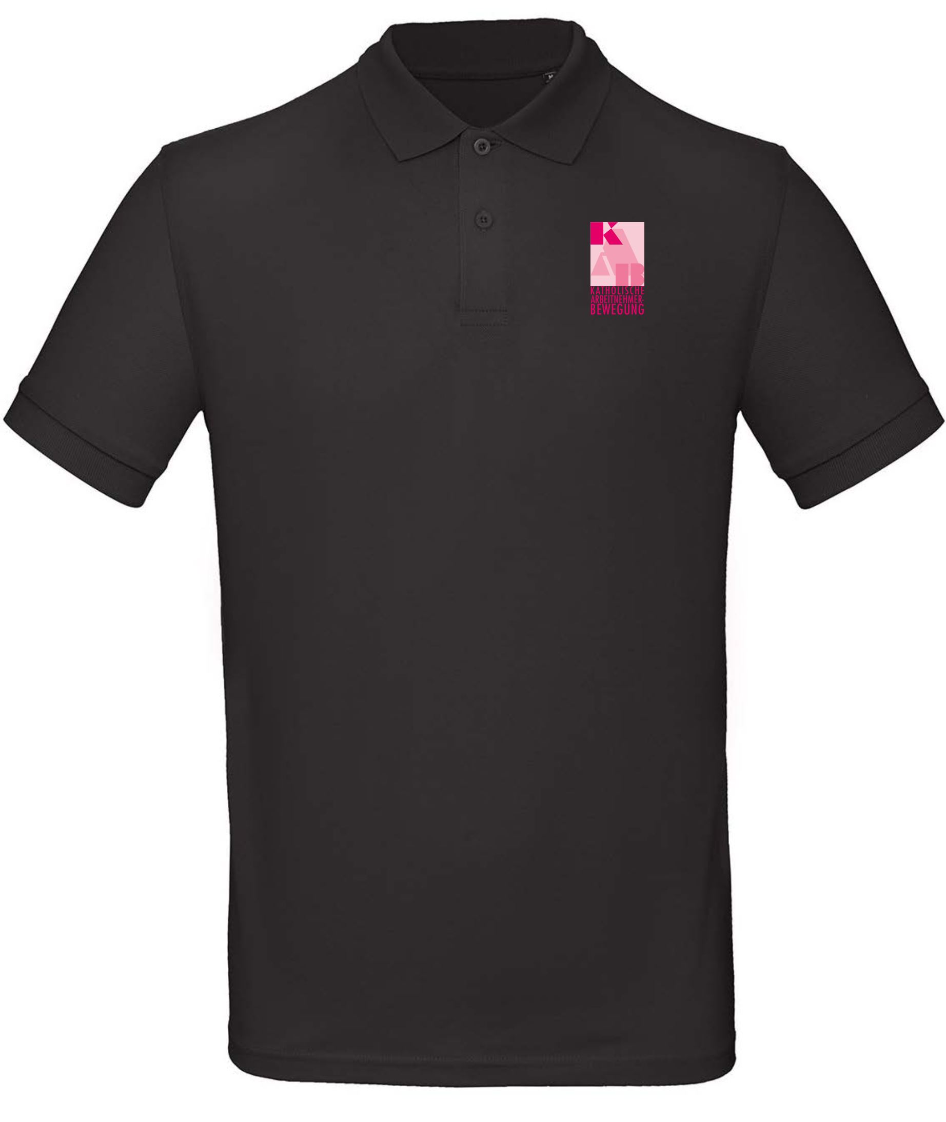 KAB Kampagnen-Kurzarm-Poloshirt schwarz unisex Gr. XL