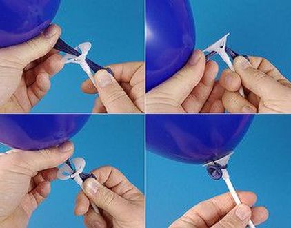 Plastikhalter für Luftballon