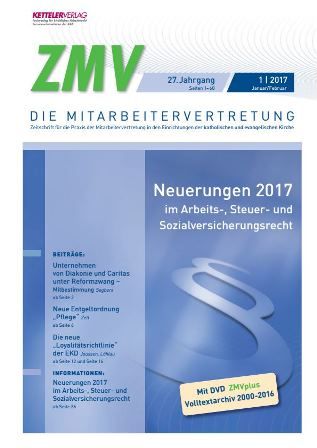 ZMV-Einzelheft 1/2017 ohne DVD