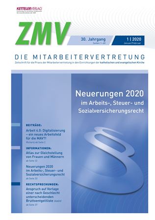 ZMV-Einzelheft 1/2020