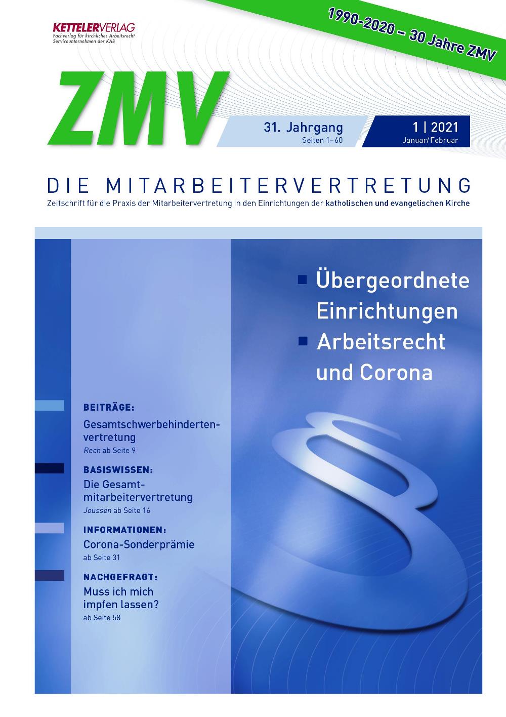 ZMV-Einzelheft 1/2021