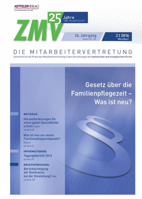 ZMV-Einzelheft 2/2016