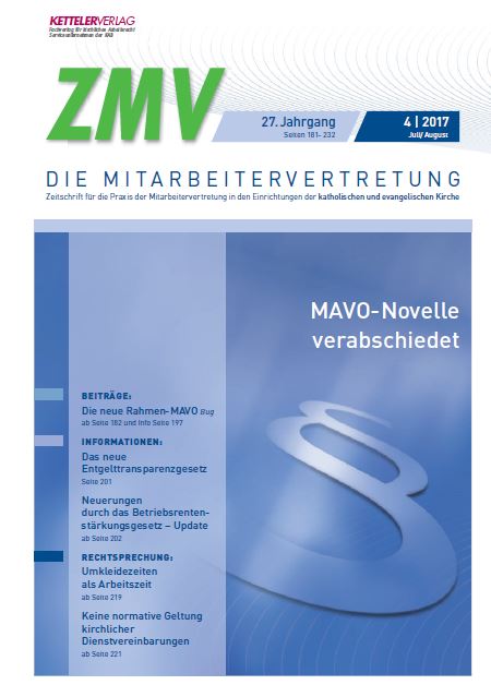 ZMV-Einzelheft 4/2017