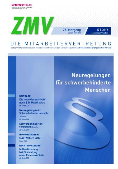 ZMV-Einzelheft 5/2017