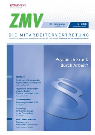 ZMV-Einzelheft 5/2020