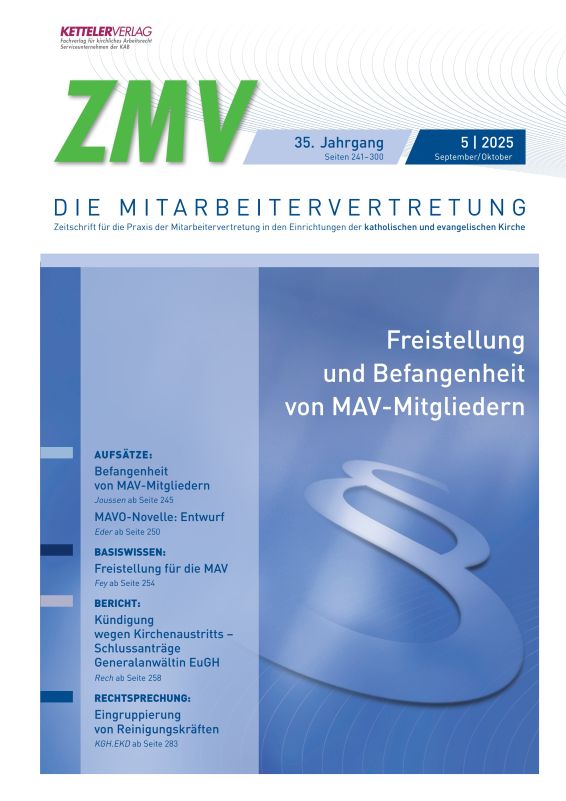 ZMV-Einzelheft 5/2025