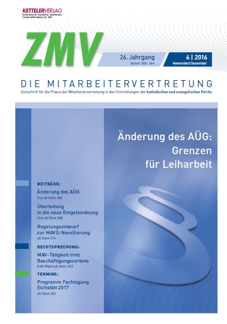 ZMV-Einzelheft 6/2016