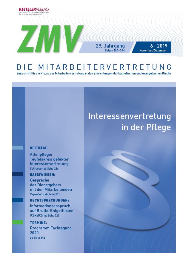 ZMV-Einzelheft 6/2019