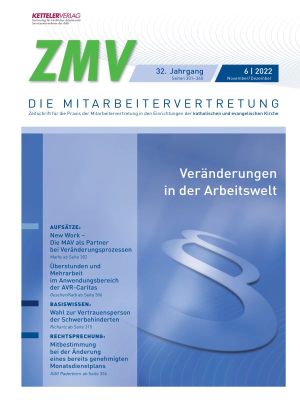ZMV-Einzelheft 6/2022